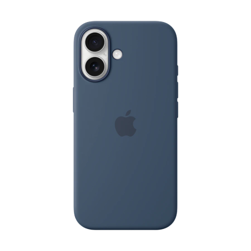 Apple Case Silicone Case with MagSafe Denim for iPhone 16
